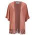 Vero Moda Women's Faith Fake Suede Kimono - Cognac - L/UK 12-14