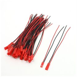 RC Plane Li-Po Battery JST Male Female Connector Wire 22AWG 150mm 20 Pairs