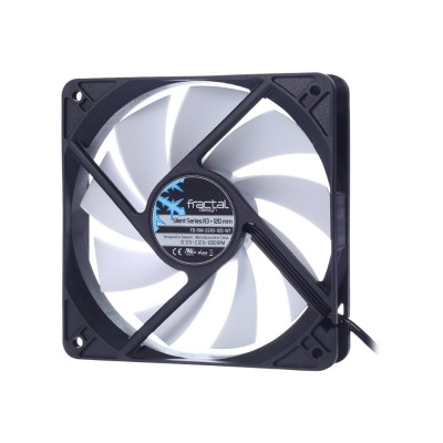 Metacreations Fd-fan-ssr3-120-wt Silent Series R3 - Case Fan - 120 Mm - Black  White