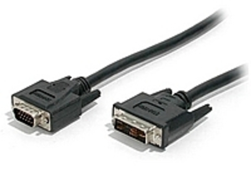 Startech Dvivgamm15 15 Feet Display Monitor Cable - 1 X 23-pin Dvi-a Male Video, 1 X 15-pin Hd-15 Male Vga - Gray