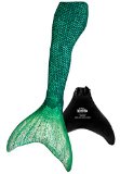 Fin Fun Mermaid Tail, Fin Fun Monofin, Celtic Green, Size Child 12