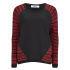 Only Women's Annabell Contrast Jumper - Cherry