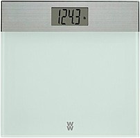 Conair 074108339195 Weight Watchers Decorative Glass/stainless Scale - White