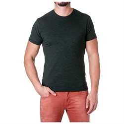 Next Level Apparel Mens Tri-Blend Crewneck Tee. 6010, Vintage Dark Black, Size XX-Large