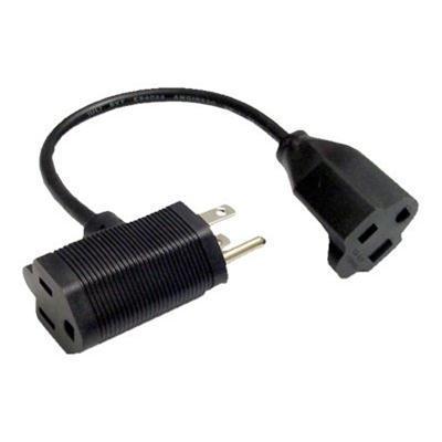 Calrad Electronics 55-788b Power Extension Cable - Nema 5-15p (m) To Nema 5-15 (f)
