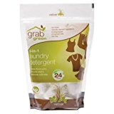 GrabGreen Vetiver 3 in 1 Laundry Detergent, 24 Load Pouch -- 6 per case.