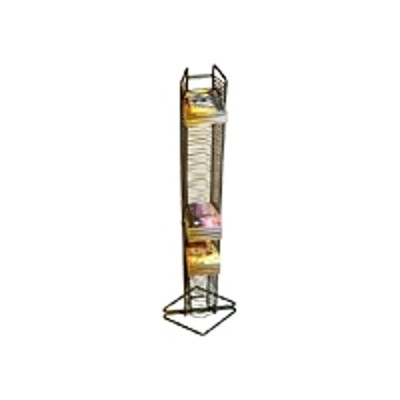 Atlantic 1248 80 Cd Tower - Media Storage Rack - Capacity: 80 Cd - Matte Black