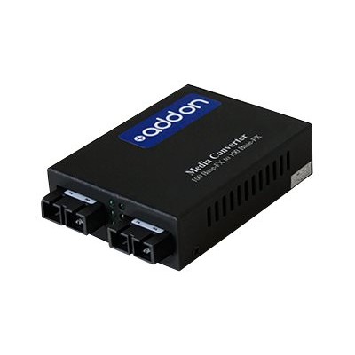 Addon Computer Products Add-fmc-mmsm-2sc 100base-fx(sc) To 100base-lx(sc) Mmf/smf 850nm/1310nm 550m/20km Media Converter