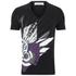 Versace Collection Men's V Neck Print T-Shirt - Black - L