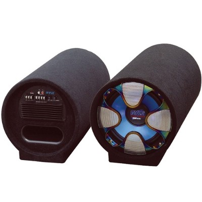 Pyle Pltab10 10'' 500 Watt Amplified Subwoofer Tube
