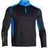 Under Armour Men's ColdGear Infared Grid 1/2 Zip Long Sleeve Mock Top - Black