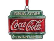 Glass Drugstore Sign Coca-cola Ornament