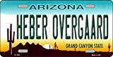 Elvira Jasper LP-1909 Heber Overgaard Arizona Metal Novelty License Plate
