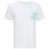 Quiksilver Men's White Light Back Print T-Shirt - White - L