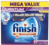Finish Quantum Dishwasher Detergent Mega Pack, 60-Count