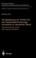 Die Bedeutung Von Artikel 5(f) Der Rassendiskriminierungskonvention Im Deutschen Recht: Diskriminierung Durch Private Beim Zugang