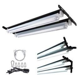 2ft 4ft T5 HO Fluorescent Lamp Grow Light Fixture Remote Control Opt