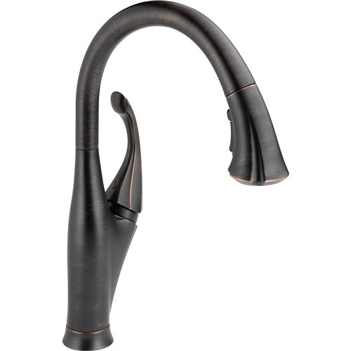 Delta 9192-rb-dst Addison Single Handle Pull-down Kitchen Faucet, Venetian Bronze