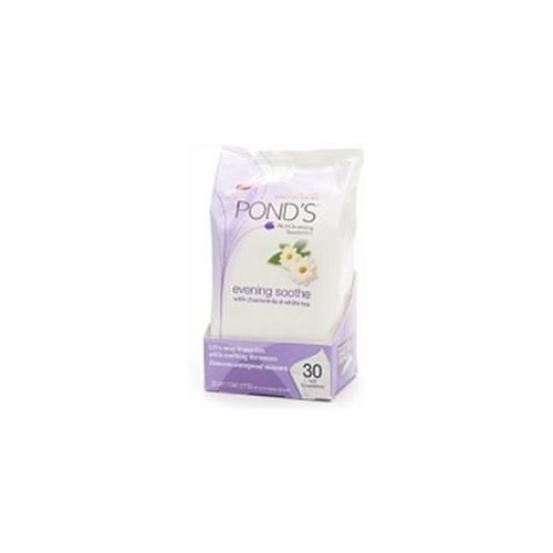 Pond's Wet Cleansing Towelettes, Evening Soothe with Chamomile & White Tea 30 ct