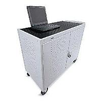 Bretford Lap30erbba-gm 30 Unit 8-inch Casters Laptop Storage Cart