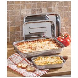 Set of 4 Lasagna Baking Pans-Set of 4 Lasagna Baking Pans