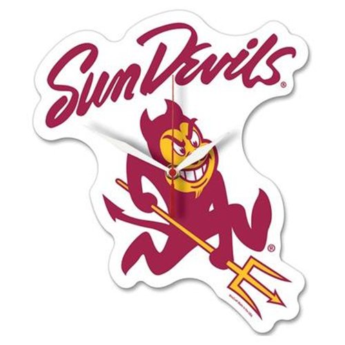 Collegiate 13 High Def Plaque Clock - Arizona State University