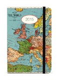 Cavallini Papers 2015 Vintage Map Weekly Planner