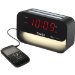 Timex Decorative XBBU Dual Alarm Clock with USB Charging and Night Light (Black)