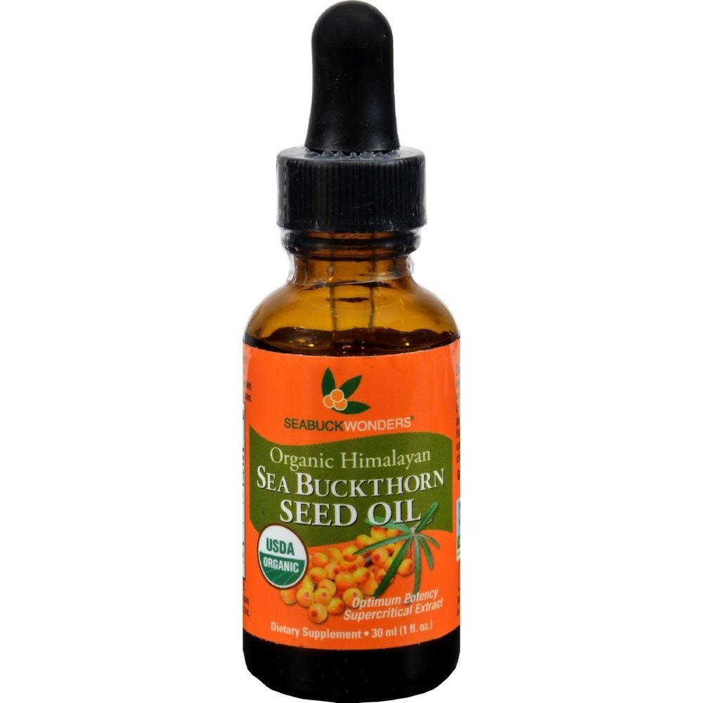 Sea Buckthorn Seed Oil (USDA Organic) Seabuck Wonders 1 oz Oil