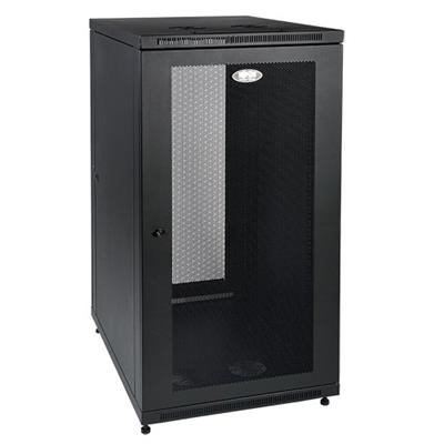 Tripplite Sr24ub 24u Rack Enclosure Server Cabinet 33 Deep W/ Doors & Sides - Rack - Black - 24u - 19