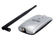 Alfa Awus036h 1000mw Wifi Wireless Usb Network Adapter With 5db Antenna, Realtek 8187l Chipset (silver)