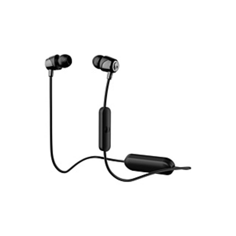 Skullcandy Jib Wireless Earbud - Stereo - Black - Wireless - Bluetooth - Behind-the-neck - Binaural - In-ear - Noise Canceling