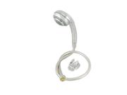 Household Bathroom Polished Bathe Bathing Sprayer Handheld Shower Head W Holder