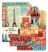 Cavallini Mini Notebooks Paris 4 x 5 5, 3 Mini Notebooks