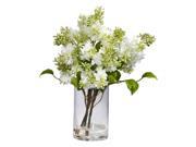 Nearly Natural 4805 Lilac Silk Flower Arrangement