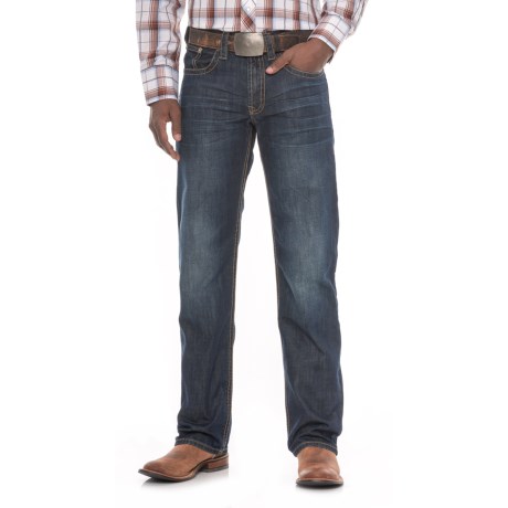 Modern Straight-leg Jeans - Stitched Double Arch (for Men)