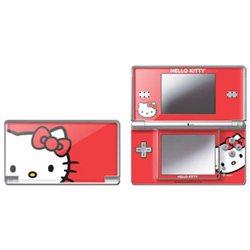 Hello Kitty Cropped Face Red - Nintendo DS Lite - Skinit Skin