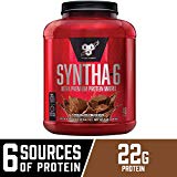 BSN SYNTHA-6 Whey Protein Powder, Micellar Casein, Milk Protein Isolate, Chocolate Milkshake, 48 Servings (Packaging May Vary)