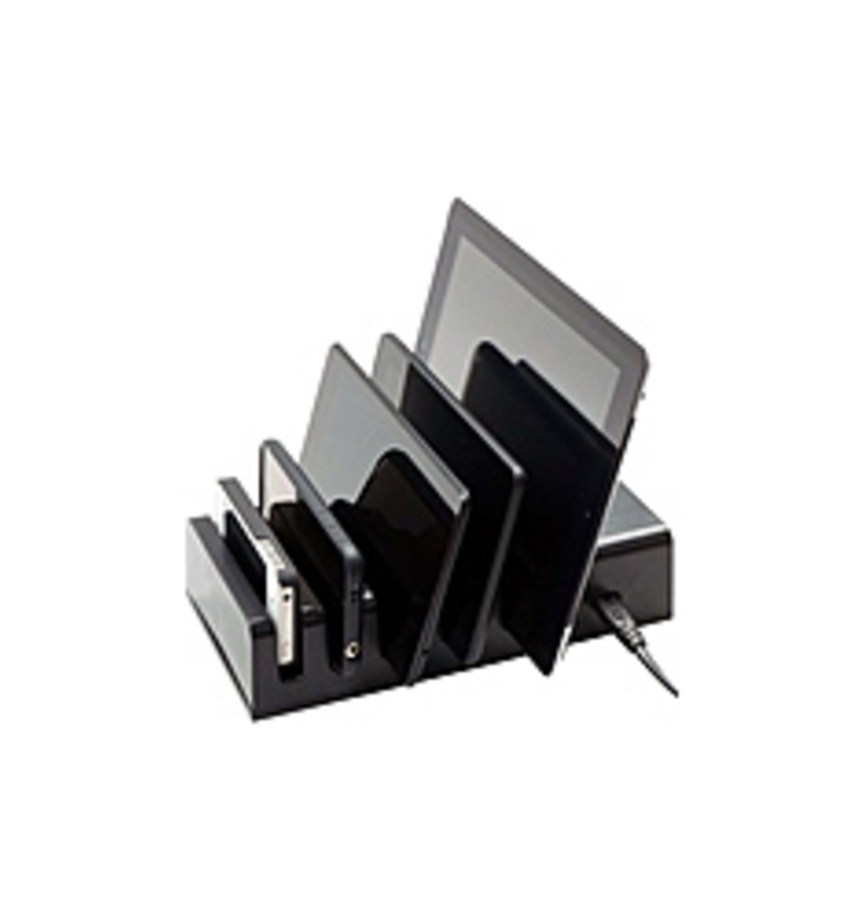 Visiontek 5 Device Charging Station - Docking - Iphone, Ipad, Scanner, Ipod, Tablet Pc, Usb Device, E-book Reader, 3d Glasses, Mobile Phone, Gaming Co