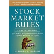 Stock Market Rules: The 50 Most Widely Held Investment Axioms Explained, Examined, and Exposed, Fourth Edition