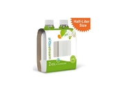 Sodastream 1/2 Liter Carbonating Bottles - White (2 Pack) Sodastream 1/2 Liter Carbonating Bottles