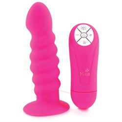 Maia Twistty Wired Control Mini Dong- Neon Pink by Coin Trading Co./ma