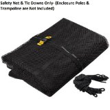 Trampoline Part Store® 14' Replacement Trampoline Safety Net Fits Walmart Model Tr-1686-tpr & 14' Tr-1463a-flex-fz with 6 Curved/pole Ring Enclosures