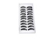 10 Pairs Eyelashes Lash Voluminous Makeup