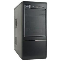 10-Bay ATX Mid Tower Computer Case - No PSU (Black/Silver)