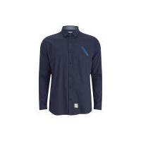Boxfresh Men's Cabelline Shirt - Mid Navy