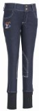TuffRider Girl's Molly Breech, Navy, 6