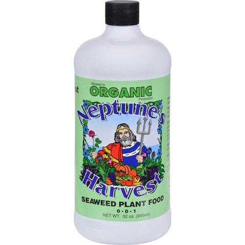Neptune's Harvest Seaweed Fertilizer - Green Label - 32 oz Garden