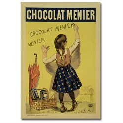 Firmin Bouisset 'Menier Chocolate 1893' Canvas Art
