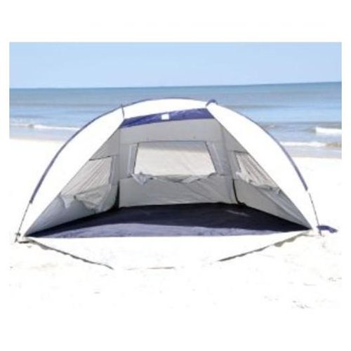 Jumbo Deluxe Beach Shelter with Ventilation Panels and Door - UPF 120